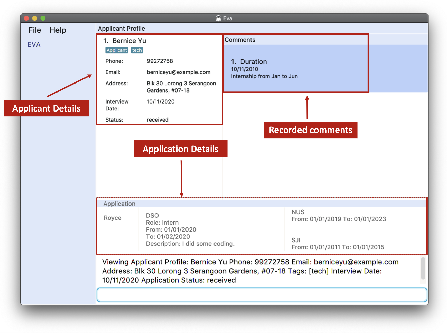 applicantProfilePanel intro